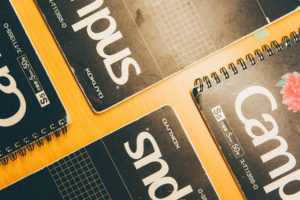 中学受験で使用したノート