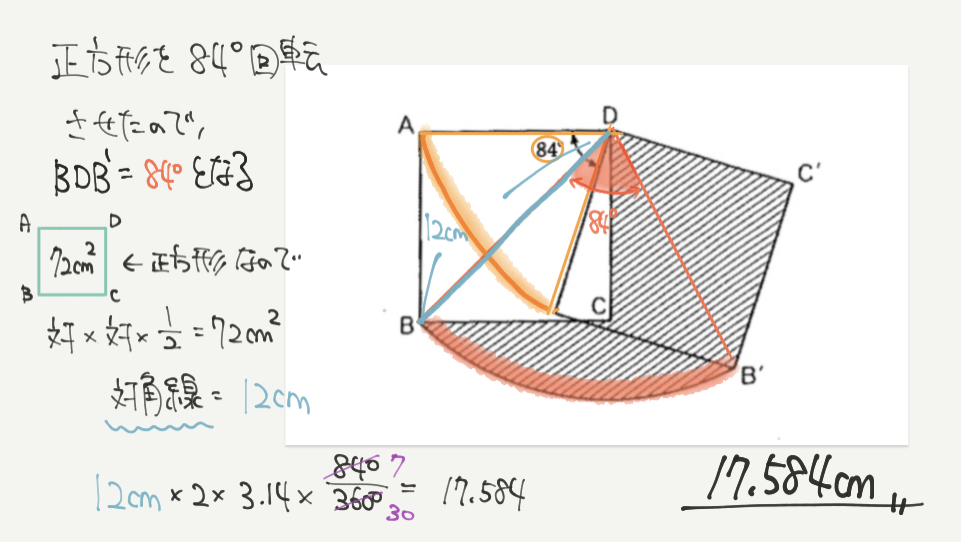 中学受験算数、「 図形の移動と構成 」に関するイラスト解説