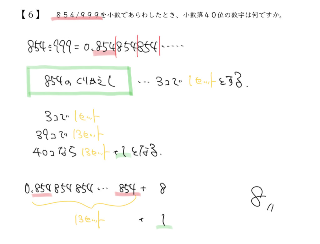 中学受験算数、「 規則性 」に関するイラスト解説